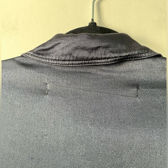 Raquel Allegra Silky Viscose-Rayon Jacket Blazer in Navy Blue Size 3 - Picture 15 of 15